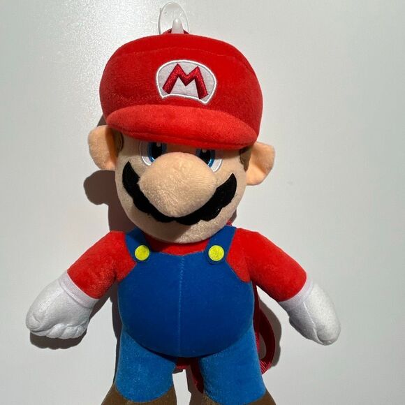 Super Mario Brothers Kids Multicolor Soft Plush Doll Backpack - Picture 2 of 6
